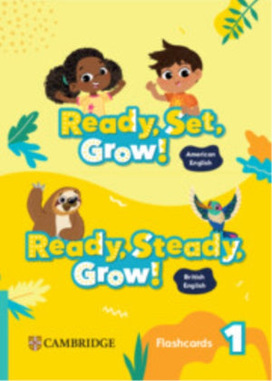 Ready, Set, Grow! Level 1 Flashcards American English