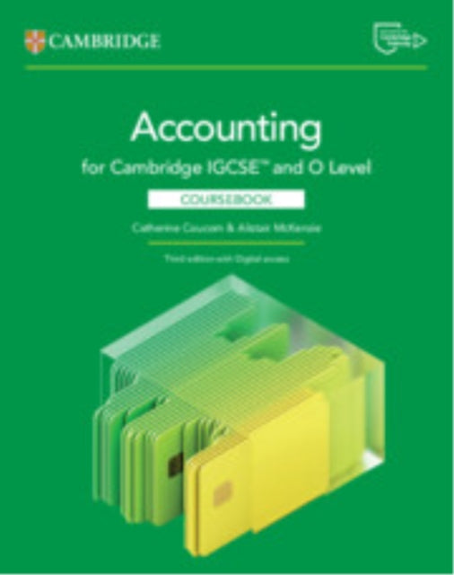 Book cover of: Cambridge IGCSE™ and O Level Accounting Coursebook with Digital Access (2 Years)