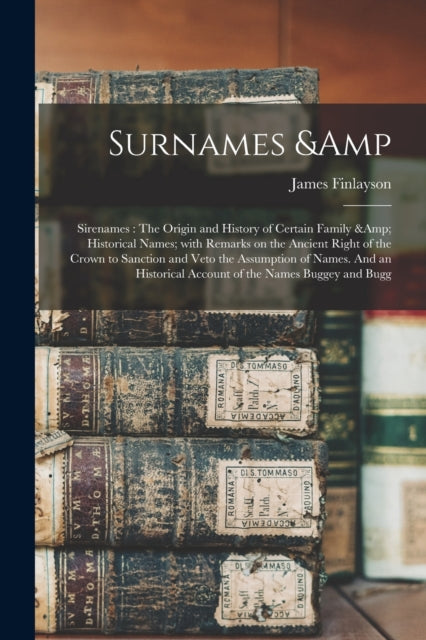 Book cover of: Surnames & Sirenames