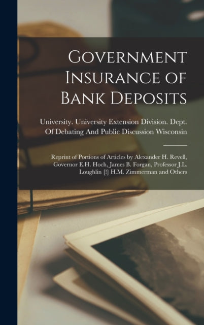 Book cover of: Government Insurance of Bank Deposits