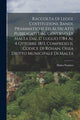 Book cover of: Raccolta Di Leggi, Costituzioni, Bandi, Prammatiche Ed Altri Atti Pubblicati Dal Governo Di Malta Dal 17 Luglio 1784 Al 4 Ottobre 1813, Compreso Il Codice Di Rohan, Ossia Dritto Municipale Di Malta. By: Malta Statutes
