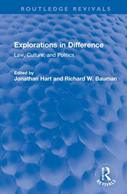 Book cover of: Explorations in Difference. By: Jonathan Locke Hart