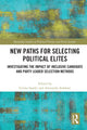 Book cover of: New Paths for Selecting Political Elites. By: Giulia Sandri