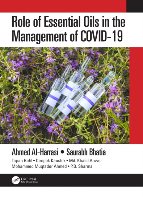 Book cover of: Role of Essential Oils in the Management of COVID-19. By: Ahmed Al-Harrasi