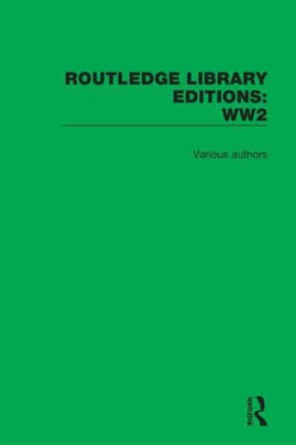 Book cover of: Routledge Library Editions: World War 2