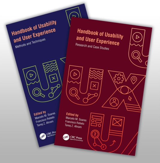 Book cover of: Handbook of Usability and User-Experience (UX), 2-Volume Set