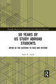Book cover of: 50 Years of US Study Abroad Students. By: Sarah R. Asada
