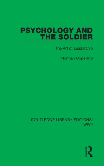 Book cover of: Psychology and the Soldier. By: Norman Copeland