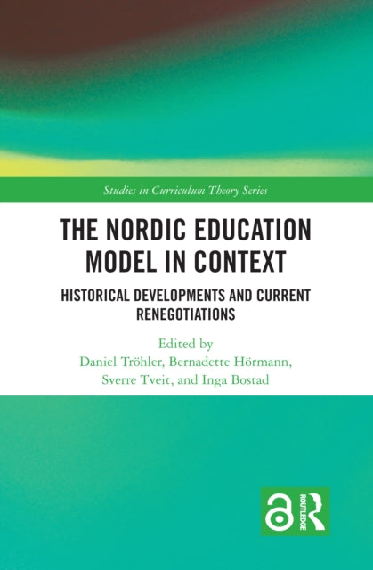 Book cover of: Nordic Education Model in Context. By: Daniel Tröhler