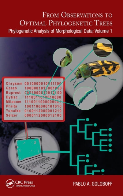 Book cover of: From Observations to Optimal Phylogenetic Trees. By: Pablo A. Goloboff