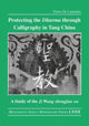 Book cover of: Protecting the Dharma through Calligraphy in Tang China. By: Pietro De Laurentis