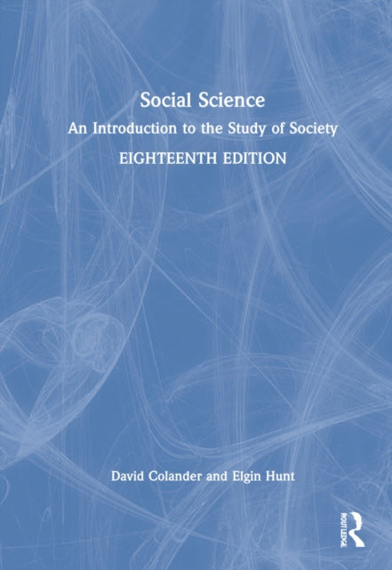 Book cover of: Social Science. By: David C. Colander