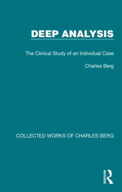 Book cover of: Deep Analysis