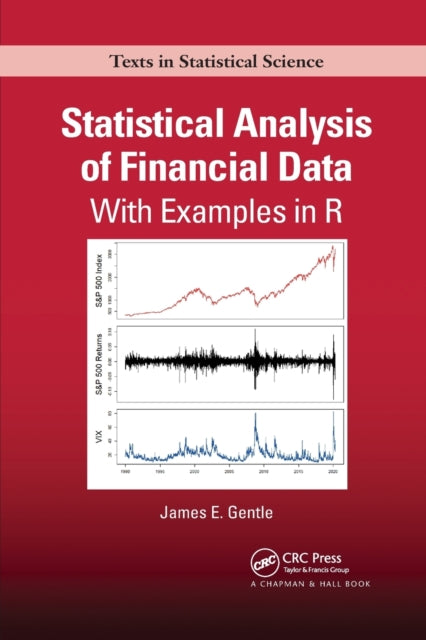 Book cover of: Statistical Analysis of Financial Data. By: James E. Gentle