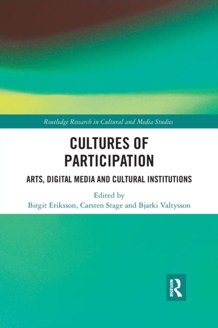 Book cover of: Cultures of Participation. By: Birgit Eriksson