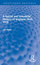 Book cover of: Social and Industrial History of England 1815-1918. By: J. F. Rees