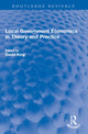 Book cover of: Local Government Economics in Theory and Practice. By: David Neden King