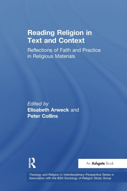 Book cover of: Reading Religion in Text and Context. By: Elisabeth Arweck