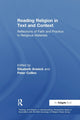 Book cover of: Reading Religion in Text and Context. By: Elisabeth Arweck
