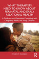 Book cover of: What Therapists Need to Know About Perinatal and Early Relational Health. By: Meyleen M. Velasquez
