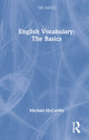 Book cover of: English Vocabulary: The Basics. By: Michael McCarthy