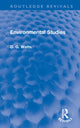 Book cover of: Environmental Studies. By: D. G. Watts