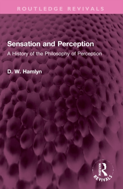 Book cover of: Sensation and Perception