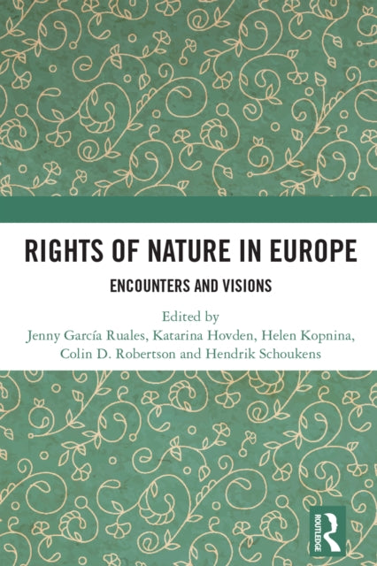 Book cover of: Rights of Nature in Europe. By: Jenny García Ruales