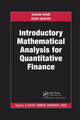 Book cover of: Introductory Mathematical Analysis for Quantitative Finance. By: Daniele Ritelli