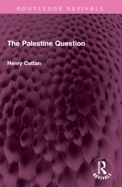 Book cover of: Palestine Question. By: Henry Cattan
