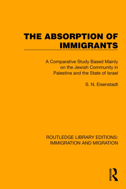 Book cover of: Absorption of Immigrants