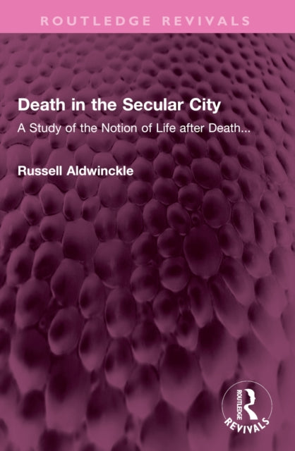 Book cover of: Death in the Secular City