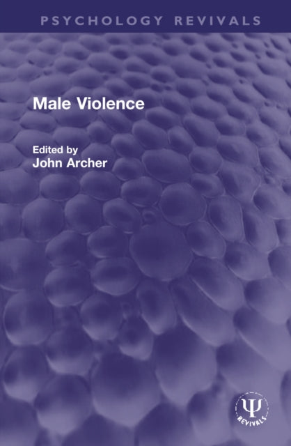 Book cover of: Male Violence. By: John Archer
