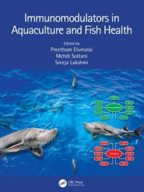 Book cover of: Immunomodulators in Aquaculture and Fish Health. By: Preetham Elumalai