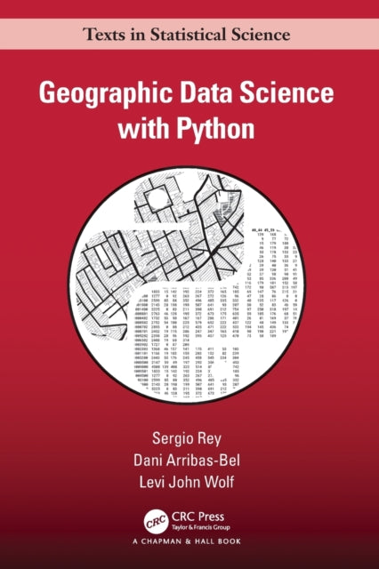 Book cover of: Geographic Data Science with Python. By: Sergio Rey