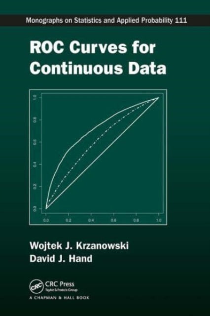 Book cover of: ROC Curves for Continuous Data. By: Wojtek J. Krzanowski