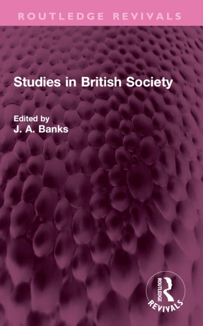 Book cover of: Studies in British Society