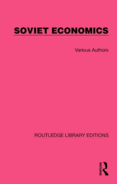 Book cover of: Routledge Library Editions: Soviet Economics