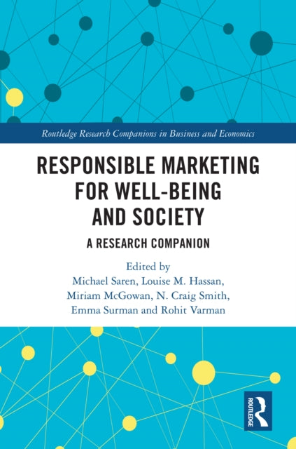 Book cover of: Responsible Marketing for Well-being and Society. By: Michael Saren