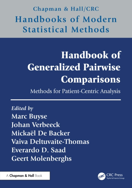 Book cover of: Handbook of Generalized Pairwise Comparisons. By: Marc Buyse