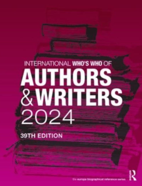 Book cover of: International Who's Who of Authors and Writers 2024. By: Europa Publications