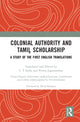 Book cover of: Colonial Authority and Tamil Scholarship. By: C. T. Indra