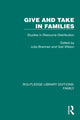 Book cover of: Give and Take in Families