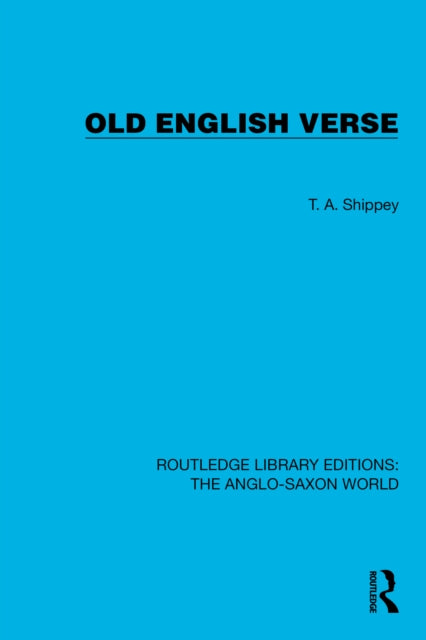 Book cover of: Old English Verse