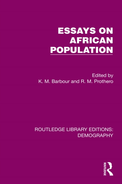 Book cover of: Essays on African Population. By: K. M. Barbour