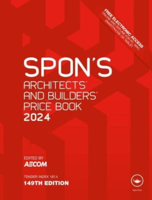 Book cover of: Spon's Architects' and Builders' Price Book 2024. By: AECOM (Firm) Staff