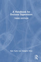 Book cover of: Handbook for Doctoral Supervisors. By: Stan Taylor