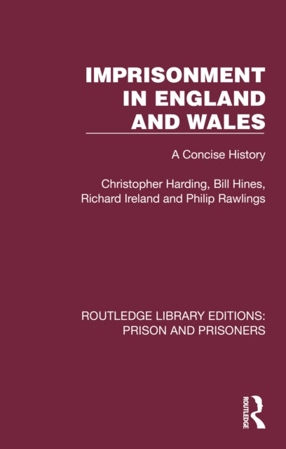 Book cover of: Imprisonment in England and Wales