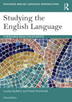 Book cover of: Studying the English Language. By: Louise Mullany