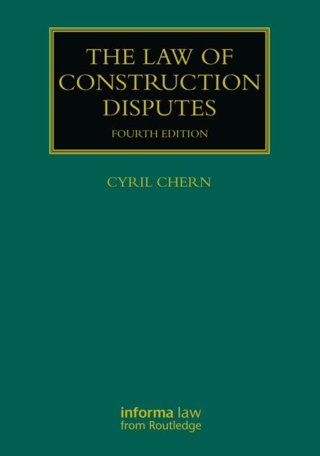 Book cover of: Law of Construction Disputes
